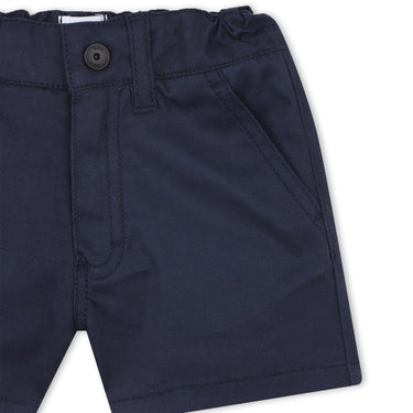 BOSS Short de mezclilla para bebe color azul marino